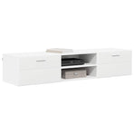 Wooden Cabinet 150 x 39 x 30 cm White Engineered Wood