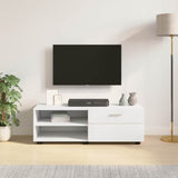 TV Cabinet with Drawer White 100.5 x 39 x 30 cm Engineered wood - Top-Down View