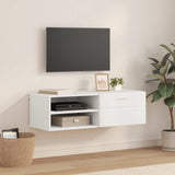 Wooden Cabinet 100,5 x 39 x 30 cm White Engineered Wood