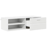 TV Cabinet with Drawer White 100.5 x 39 x 30 cm Engineered wood - 45-Degree Angle
