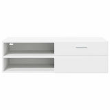 TV Cabinet with Drawer White 100.5 x 39 x 30 cm Engineered wood - Rear View