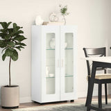 Sideboard FLORIN 55,5 x 29 x 100 cm White Engineered Wood - Top-Down View