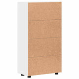 Sideboard FLORIN 55,5 x 29 x 100 cm White Engineered Wood - Low Angle