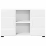 Sideboard FLORIN 88,5 x 30,5 x 55,5 cm White Engineered Wood - Rear View