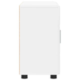 Sideboard FLORIN 88,5 x 30,5 x 55,5 cm White Engineered Wood - Close-Up Angle