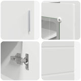 Sideboard with Shelf White 55.5 x 29 x 100 cm Engineered wood - Extra Image