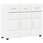 Sideboard FLORIN 88,5 x 30,5 x 73 cm White Engineered Wood