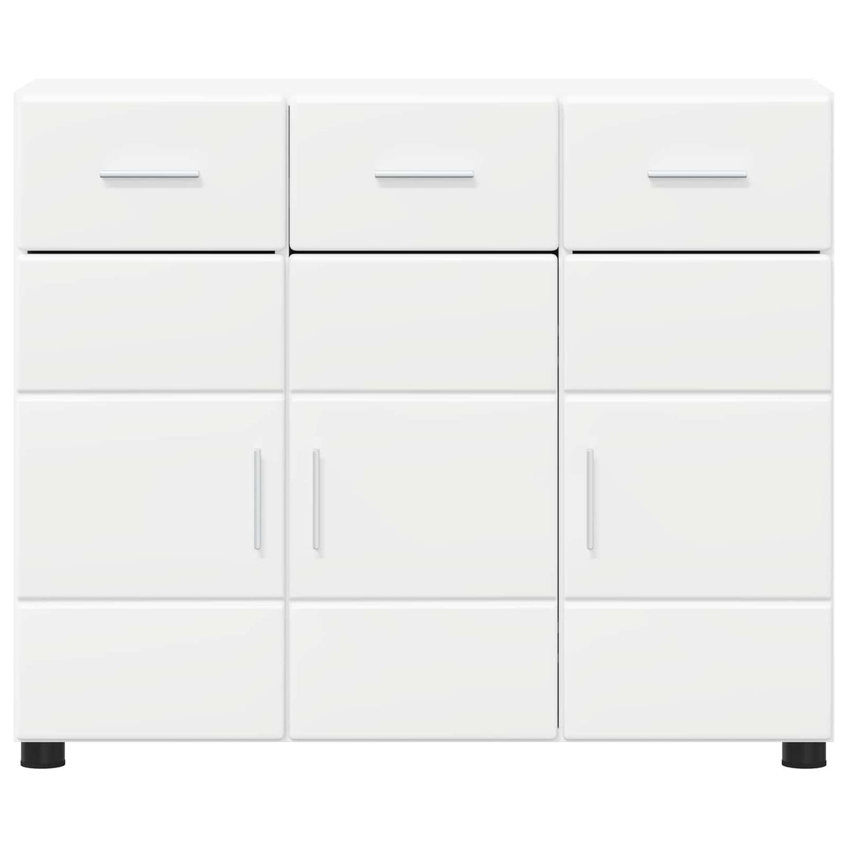Sideboard FLORIN 88,5 x 30,5 x 73 cm White Engineered Wood