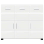 Sideboard FLORIN 88,5 x 30,5 x 73 cm White Engineered Wood