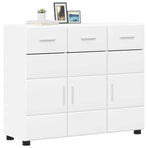 Sideboard FLORIN 88,5 x 30,5 x 73 cm White Engineered Wood