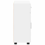 Sideboard FLORIN 88,5 x 30,5 x 73 cm White Engineered Wood - Close-Up Angle