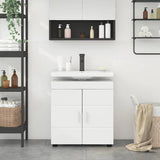 Bathroom Basin Cabinet with Storage TULUM White 60 x 34 x 63 cm