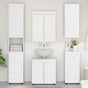 Bathroom Wall Cabinet TULUM White 37 x 24,5 x 86 cm