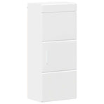 Bathroom Wall Cabinet TULUM White 37 x 24,5 x 86 cm