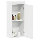 Bathroom Wall Cabinet TULUM White 37 x 24,5 x 86 cm - Side View
