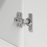 Bathroom Cabinet Set with Drawer TULUM White 37 x 31,5 x 82 cm - Extra Image