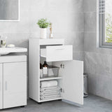 Bathroom Cabinet TULUM White 37 x 31.5 x 82 cm Engineered Wood - Top-Down View