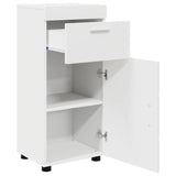 Bathroom Cabinet TULUM White 37 x 31.5 x 82 cm Engineered Wood - 45-Degree Angle