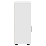 Bathroom Cabinet TULUM White 37 x 31.5 x 82 cm Engineered Wood - Close-Up Angle