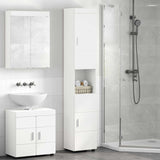 Bathroom Cabinet Set TULUM White 37 x 31,5 x 203 cm