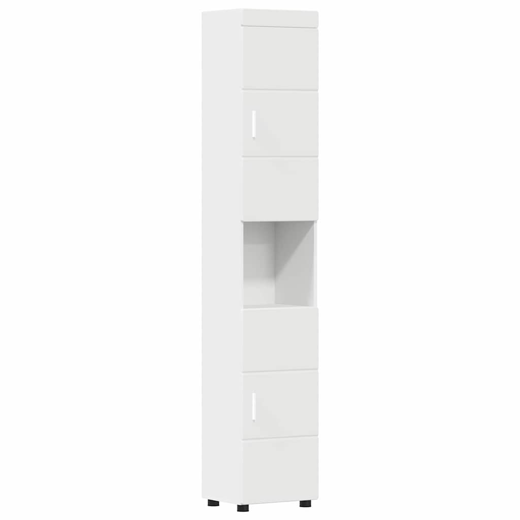 Bathroom Cabinet Set TULUM White 37 x 31,5 x 203 cm