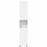 Bathroom Cabinet Set TULUM White 37 x 31,5 x 203 cm