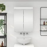 Bathroom Mirror Cabinet TULUM White 60 x 16,5 x 78 cm