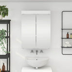 Bathroom Mirror Cabinet TULUM White 60 x 16,5 x 78 cm