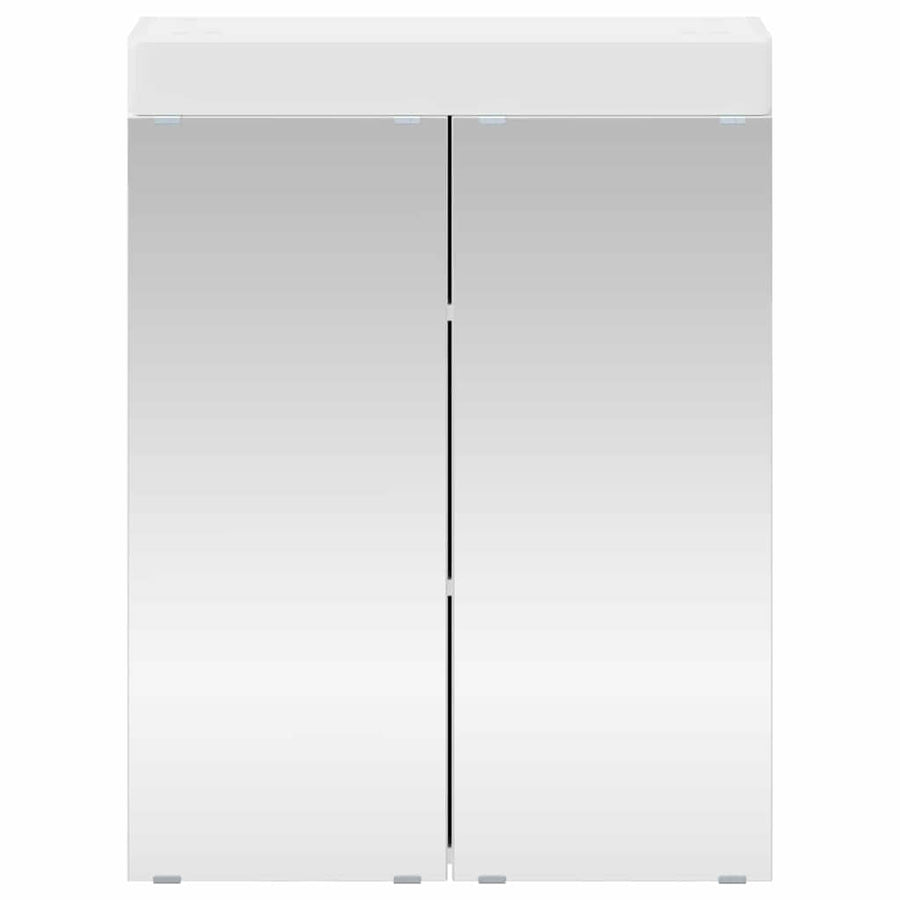 Bathroom Mirror Cabinet TULUM White 60 x 16,5 x 78 cm