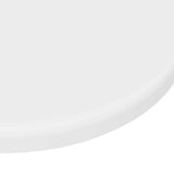 Table Top Ø 30 x 1,5 cm Round Engineered Wood White