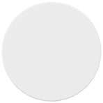 Table Top Ø 30 x 1,5 cm Round Engineered Wood White