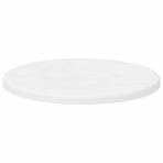 Table Top Ø 30 x 1,5 cm Round Engineered Wood White