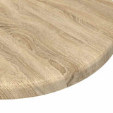 Table Top Sonoma oak 30 x 30 x 1.5 cm Engineered wood - Close-Up Angle
