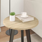 Table Top Ø 40 x 1,5 cm Round Engineered Wood Sonoma Oak