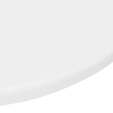 Table Top Ø 50 x 1,5 cm Round Engineered Wood White