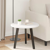 Table Top Ø 50 x 1,5 cm Round Engineered Wood White