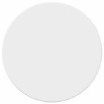 Table Top Ø 50 x 1,5 cm Round Engineered Wood White