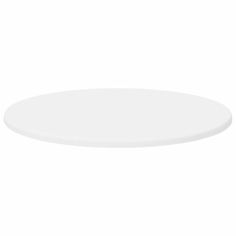 Table Top Ø 50 x 1,5 cm Round Engineered Wood White