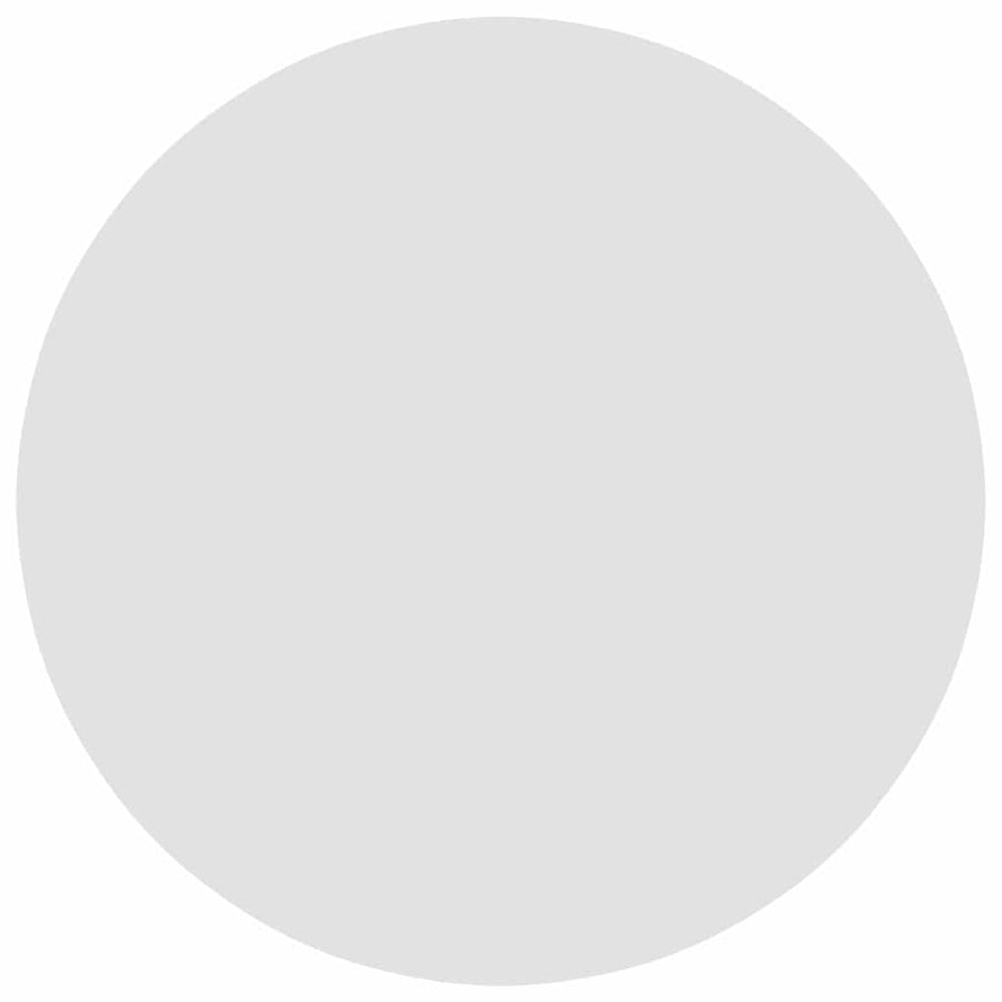 Table Top Ø 50 x 1,5 cm Round Engineered Wood White