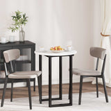 Table Top Ø 60 x 1,5 cm Round Engineered Wood White