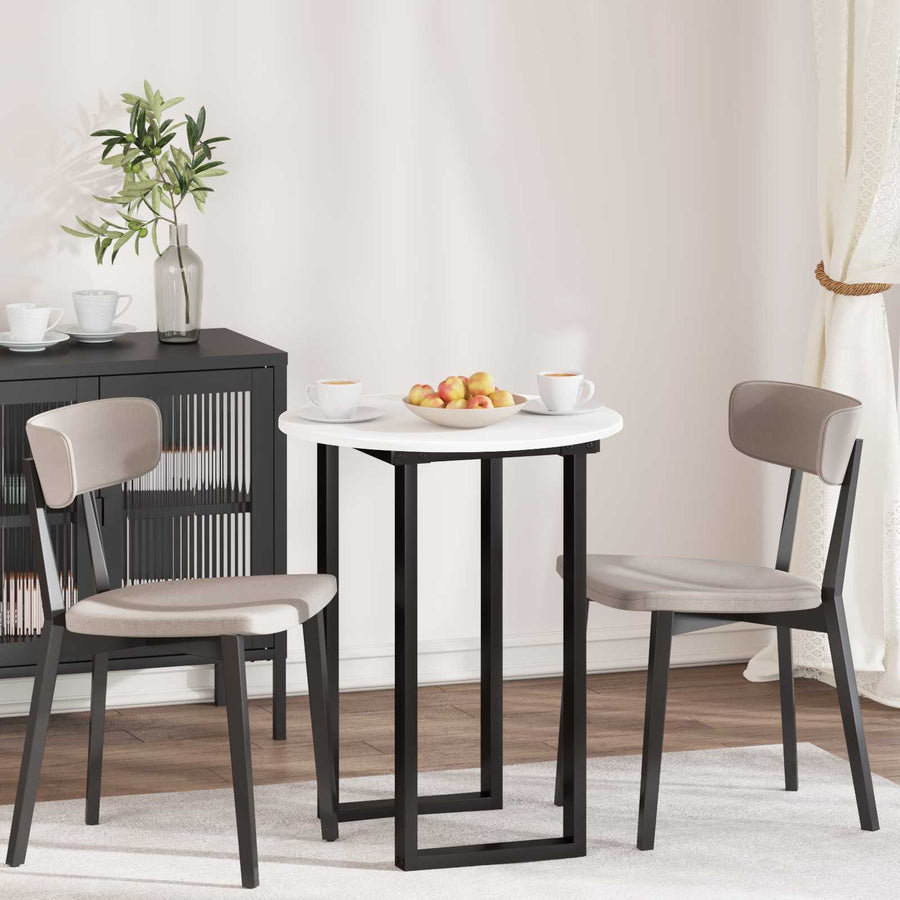 Table Top Ø 60 x 1,5 cm Round Engineered Wood White