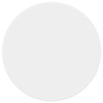 Table Top Ø 60 x 1,5 cm Round Engineered Wood White
