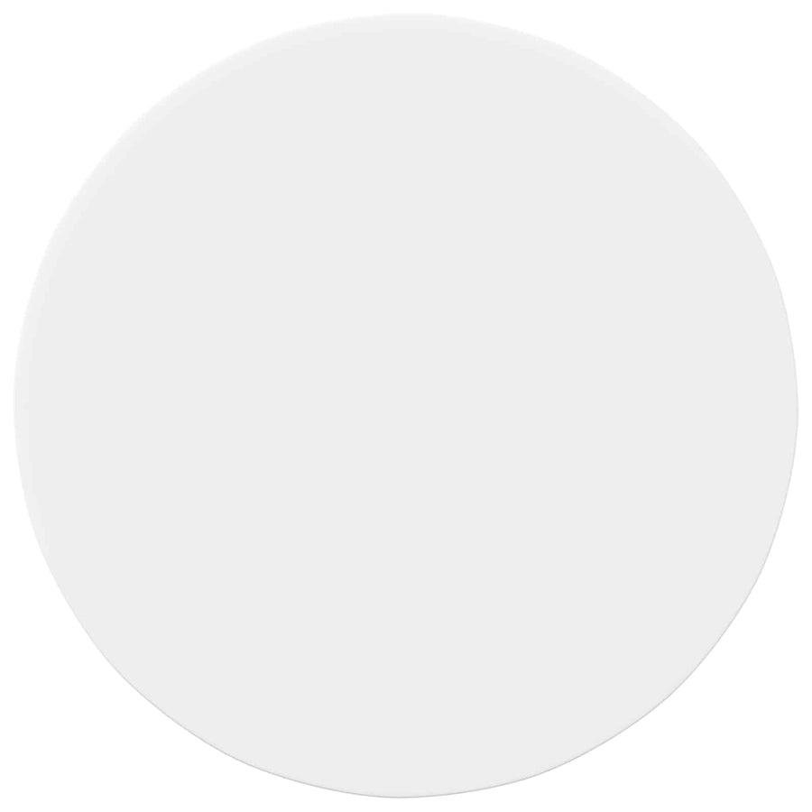 Table Top Ø 60 x 1,5 cm Round Engineered Wood White