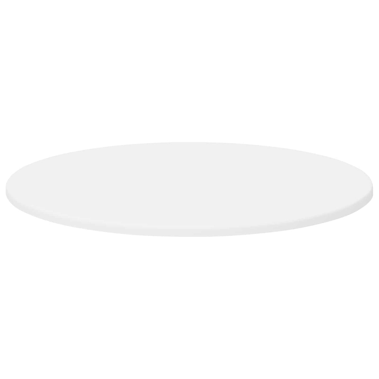 Table Top Ø 60 x 1,5 cm Round Engineered Wood White