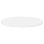 Table Top Ø 60 x 1,5 cm Round Engineered Wood White