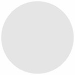 Table Top Ø 60 x 1,5 cm Round Engineered Wood White