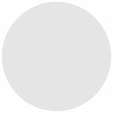 Table Top Ø 60 x 1,5 cm Round Engineered Wood White - Rear View