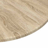 Table Top Sonoma oak 60 x 60 x 1.5 cm Engineered wood - Close-Up Angle