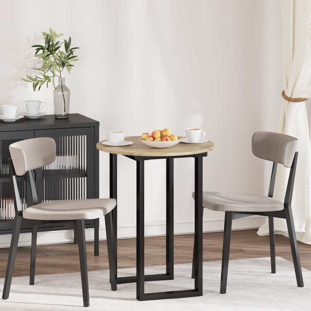 Table Top Ø 60 x 1,5 cm Round Engineered Wood Sonoma Oak