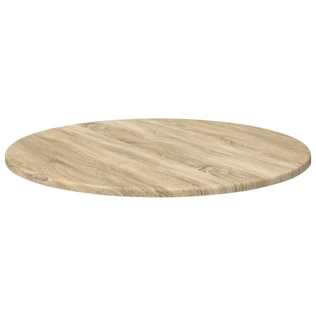 Table Top Ø 60 x 1,5 cm Round Engineered Wood Sonoma Oak